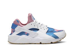 Кроссовки Nike Wmns Air Huarache Run Print 'White Blue Nebula', белый aq0551 100 | white