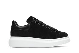 Кроссовки Alexander McQueen Wmns Oversized Sneaker 'Black', черный 553775 w4fkt 1000 | black