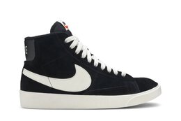 Кроссовки Nike Wmns Blazer Mid Vintage Suede 'Black', черный av9376 001 | black