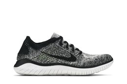 Кроссовки Nike Free RN Flyknit 2018 'White Black', белый 942838 101 | white