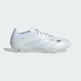 Кроссовки Adidas Predator 24 Elite Low Firm Ground Cleats, белый/серебристый ie1803 | cloud white / silver metallic / cloud white