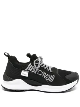 Just Cavalli logo-print lace-up sneakers 20227455