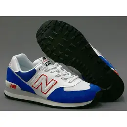 Кроссовки New Balance 574, полнота D, размер 9 US, синий, белый 102772822749