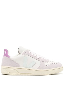 Veja V-10 panelled leather sneakers 22724829