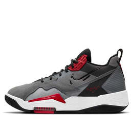 Nike Кроссовки Air Jordan Zoom '92 'Smoke Grey Black Gym Red', серый ck9183-006 | smoke grey/black/gym red/white