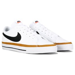 Мужские кожаные кроссовки Court Legacy Nike, белый 1050110/38329 | white/black/brown