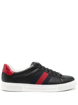 Gucci Ace web-trim sneakers 21443621