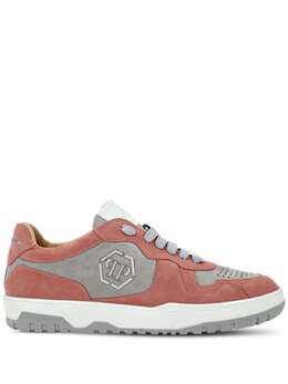 Philipp Plein Hexagon panelled low-top sneakers 21465108