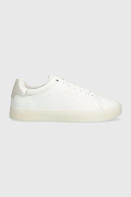 Кроссовки CUPSOLE LACE UP PEARL Calvin Klein, белый ppyh-obd2ht_00a | biały