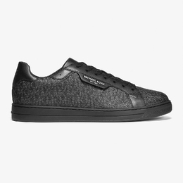 Кроссовки Michael Kors Keating Logo and Leather, черный 42f9kefs2q | black