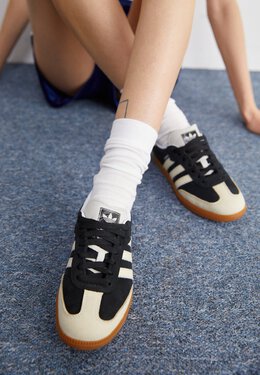 Низкие кроссовки Samba Og Adidas, цвет core black white silver met. ad111a2hl-q11 | core black white silver met.