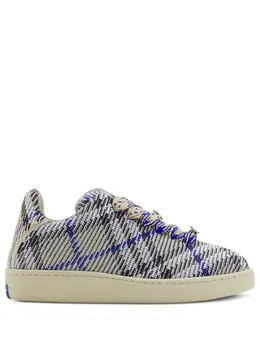 Burberry Box checked knitted sneakers 22898749