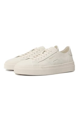 Кожаные кеды Santoni wbgt61232pnnttw0i48