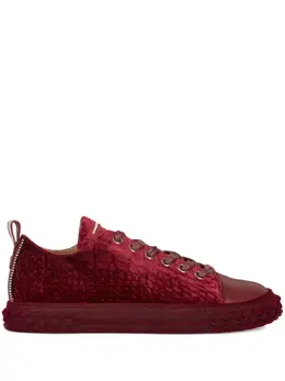 Giuseppe Zanotti Blabber velvet low-top sneakers 20749005