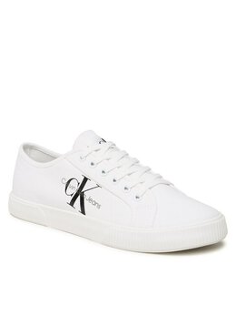 Кроссовки из ткани Calvin Klein, белый essential vulcanized 1 ym0ym00306 | weiß