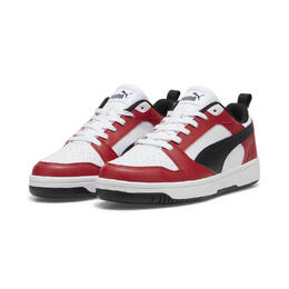 Кроссовки Rebound V6 Low для взрослых Puma White Black Club Red 3025c13e-d906-43a8-aab2-c3278f42192d_c4.c1.c14 | rot