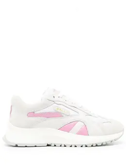 Bally contrast-panel leather sneakers 22619315