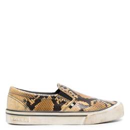 Bally Leory-P Snakeskin-Effect Sneakers, Brand Size 41 ( US Size 8 ) msk05z st010 u161
