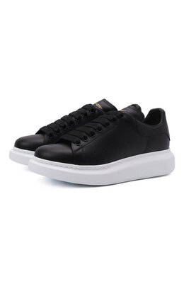 Кожаные кеды Oversized Alexander McQueen 553770/whgp0
