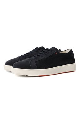 Замшевые кеды Cleanic Santoni mbcd21571barcsb7e82
