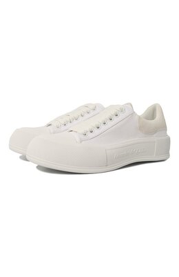 Комбинированные кеды Deck Plimsoll Alexander McQueen 697120/w4mv7