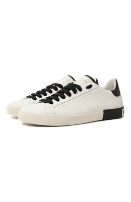 Кожаные кеды Portofino Dolce & Gabbana cs2203/am779
