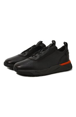 Кожаные кроссовки Santoni mbim21611sk0rsu6
