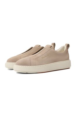 Замшевые кеды Santoni wbcd61224bargtw3