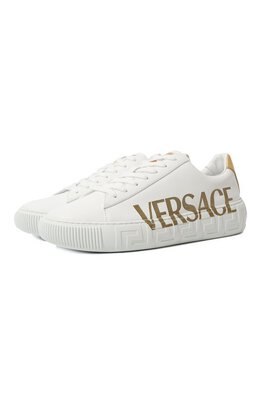 Кожаные кеды Versace dsu84041/a065742