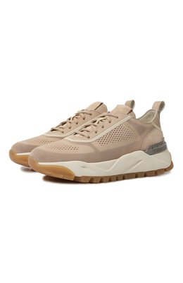 Кожаные кроссовки Santoni wbim61222btgctz2i40
