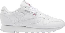 Классические женские кожаные кроссовки Reebok для бега, белый 22rbkwclssclthrgrftw | wht/wht/grey