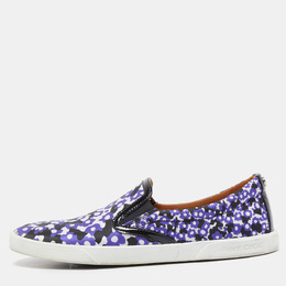 Jimmy Choo Multicolor Demi and Patent Slip On Sneakers Size 37.5 791070