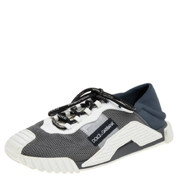 Dolce & Gabbana Multicolor Mesh and Leather Ns1 Sneakers Size 46 556459