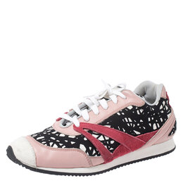 Balenciaga Multicolor Fabric/Leather and Suede Sneakers Size 38 251723