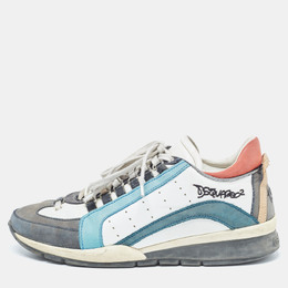Dsquared2 Multicolor Leather 551 Low Top Sneakers Size 42 921352