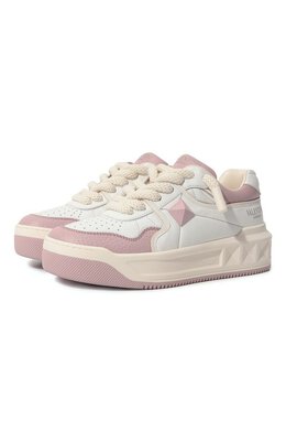 Кожаные кеды One Stud Valentino 3w2s0fq4xtm