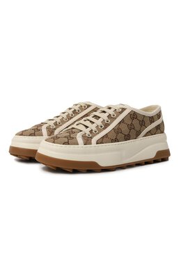 Текстильные кеды GG Gucci 746766/20q20