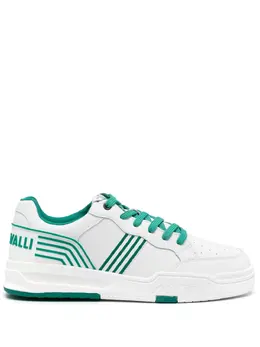 Just Cavalli panelled-design leather sneakers 22887597