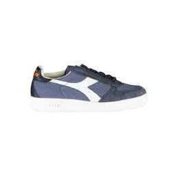Diadora Chic Blue Contrast Lace-Up Sneakers - EU37/US7 di-24776-eu37/us7
