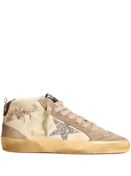 Golden Goose Midstar panelled embroidered sneakers 23620617