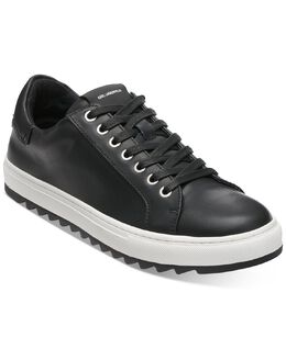 Мужские теннисные кроссовки Karl Lagerfeld из гладкой кожи Karl Lagerfeld PARIS 12635981 | black