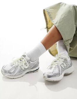 Кроссовки New Balance 1906 серебристого цвета с эффектом металлик 132724885 | plateado