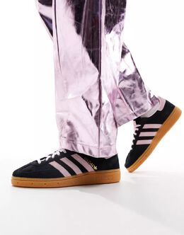 Черно-розовые кроссовки Adidas Handball Spezial 132879117 | schwarz-rosa