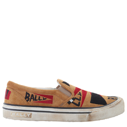 Bally Leory-Ric Ana Embroidered Slip-On Sneakers, Brand Size 41.5 ( US Size 8.5 ) msk06w su028 u852