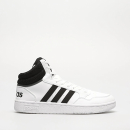 Кроссовки высокие Adidas Hoops 3.0, белый / черный 507861 | czarny