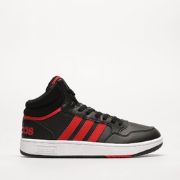 Кроссовки высокие Adidas Hoops 3.0, черный / красный 507862 | czarny