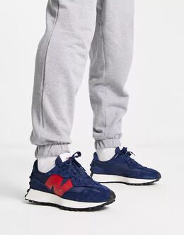 Кроссовки New Balance 327, темно-синий/красный 121834019 | marine/rot