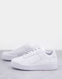 Тройные белые кроссовки Adidas Forum Bold 121949829 | ftwr white/ftwr