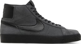 Nike Кроссовки Zoom Blazer Mid SB 'Anthracite Black', серый fd0731 001 | grey