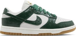 Nike Кроссовки Wmns Dunk Low LX 'Gorge Green Ostrich', зеленый fj2260 002 | green